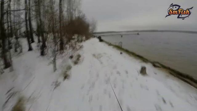 Пару щупаков. Десногосрское водохранилище, Кукуевка. 14.02.2015г смотреть онлайн