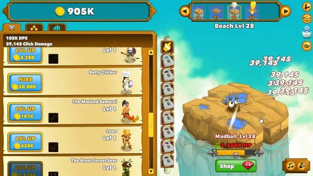 Clicker Heroes - Автокликер смотреть онлайн