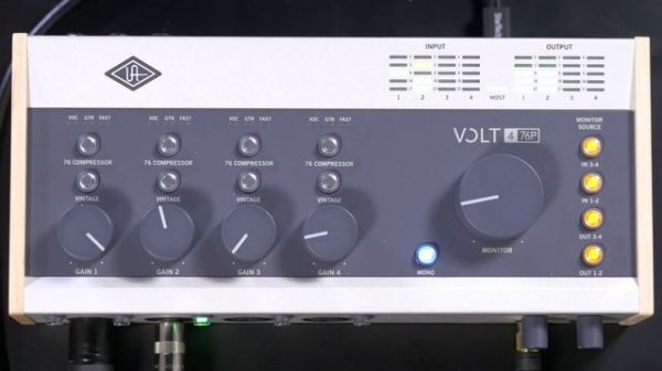 Universal Audio Volt 4 and Volt 476P USB-C Audio Interface Demo