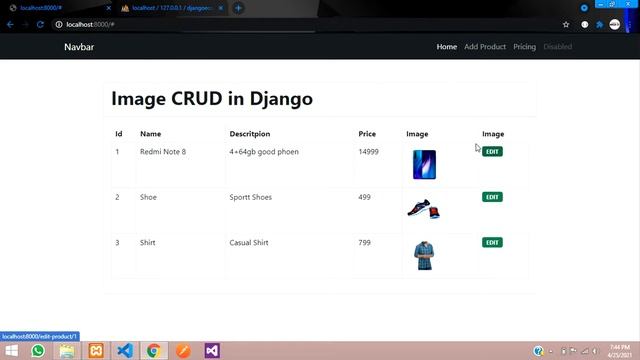 Part 3 : How to edit and update image/data into database in Django | Django Image CRUD | смотреть онлайн