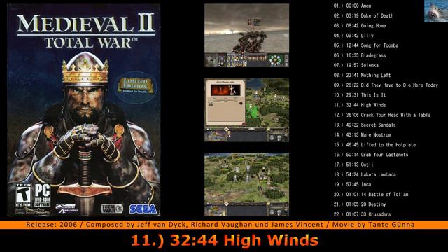 MEDIEVAL 2 / MEDIEVAL II Total War OST [Full] Game Soundtrack смотреть онлайн