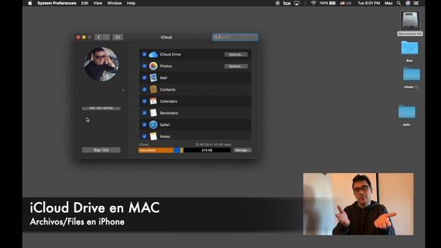 iCloud Drive Mac. Escritorio y Documentos en la nube de Apple. смотреть онлайн