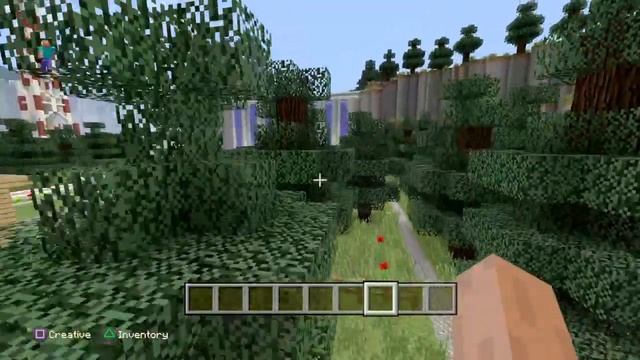 Minecraft PS4 Small Town Map Showcase! смотреть онлайн