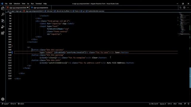 Video 10 | Angular Reactive Form Validation смотреть онлайн