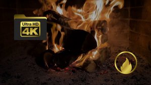 🔥 Оазис спокойствия: пламя в камине