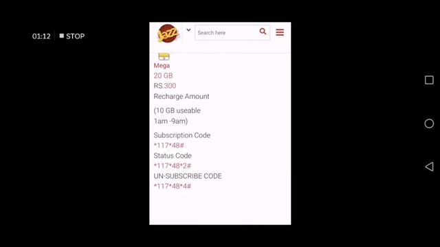 Jazz Data Sim Internet Package 20 GB Internet For Jazz Wifi Users 2019-2020 смотреть онлайн