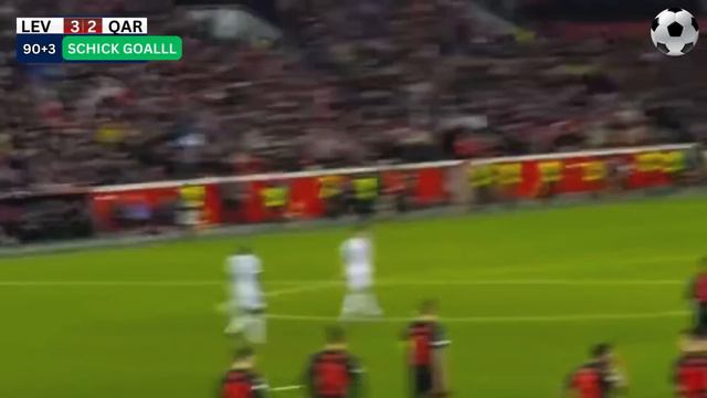 ⚫🔴Leverkusen Vs Qarabag FK (3-2) HIGHLIGHTS: Schick 90+3' & 90+7' GOALS! Xabi Reaction
