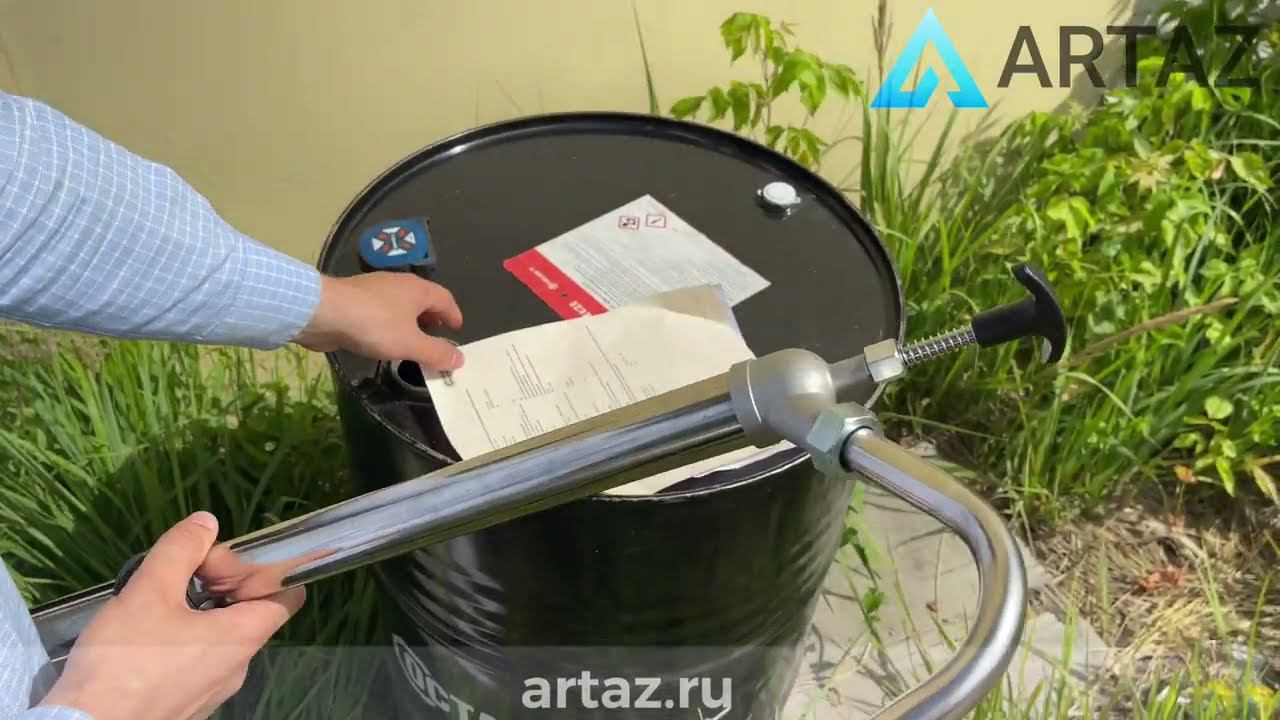 Pressol 13005 Бочковой ручной насос из нержавейки для кислот, спиртов и др. химии смотреть онлайн