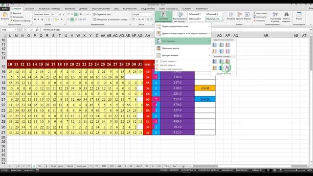 Урок № 4 "Max" и "min" в Excel смотреть онлайн