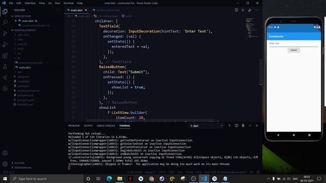 Pass Data From 1 Widget to Another || Using Constructor смотреть онлайн