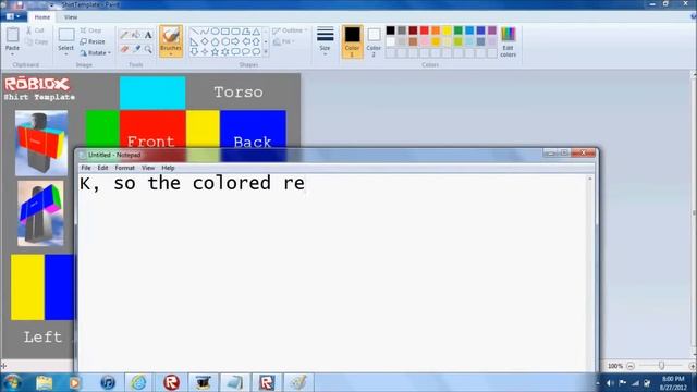 Omeybabyface's Roblox Shirt Tutorial смотреть онлайн