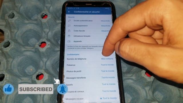 Comment masquer la dernière vue dans Telegram смотреть онлайн
