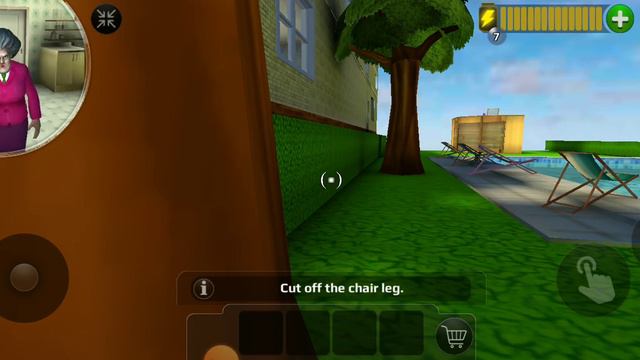 CUT OFF THE CHAIR LEG TO MAKE HER FALL SO THAT SHE CANNOT ENJOY HER SUNBATH. смотреть онлайн