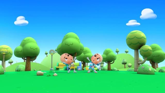 Upin & Ipin : The Helping Heroes (Head, Shoulders, Knees & Toes) смотреть онлайн