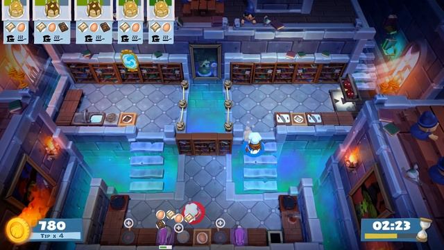 Overcooked 2. Level 5-4. 4 stars. 2 player Co-op смотреть онлайн