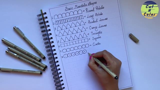Basic Shapes of Mandala Art | Mandala Art Tutorial for beginners | Learn Mandala Art Step by Step смотреть онлайн