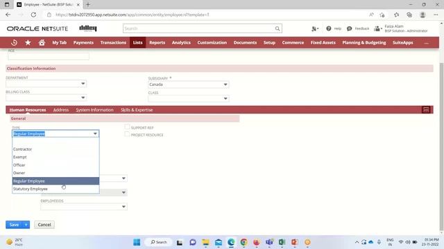 Creating an Employee Template| Oracle NetSuite SuitePeople | SuitePeople Consultants | SuitePeople смотреть онлайн