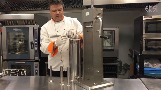 Ручной шприц для набивки колбас EKSI SVE-7 смотреть онлайн