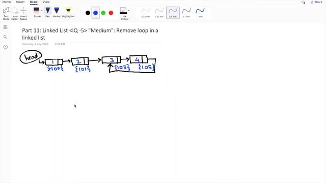 Technical Interview: Part 11 (Q&A): Linked List - How to detect and remove a loop in a linked list смотреть онлайн