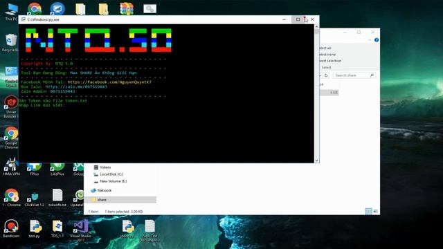 Hướng Dẫn Chạy File Python Trên Máy Tính+Share Tool Max Share Ảo không KEY+Source Code Tool Share Ả смотреть онлайн