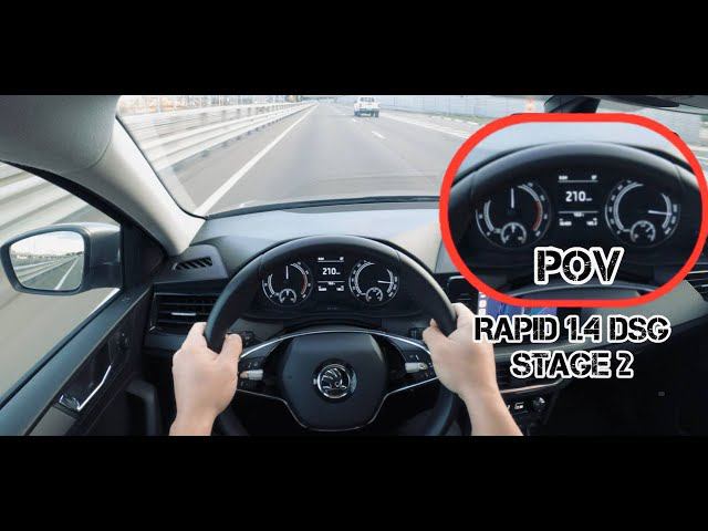 Skoda rapid 1.4 stage2. Sochi driving pov. Шкода рапид 1.4 ст2. Сочи за рулем от первого лица смотреть онлайн