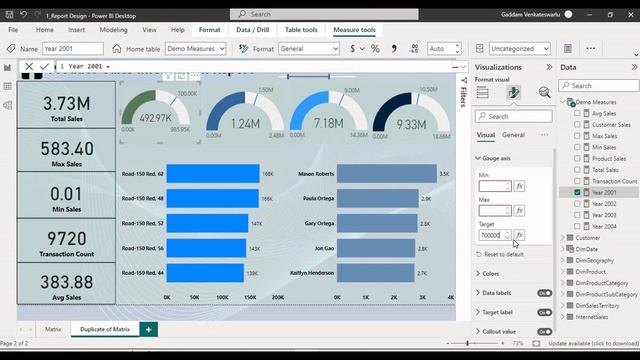 218.Report Design Part 5 in Power BI Desktop || Telugu смотреть онлайн
