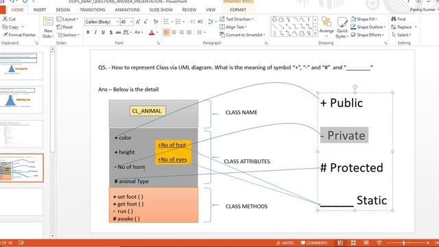 Q5 How to represent Public attribute with the help of UML diagram what are the symbols used смотреть онлайн