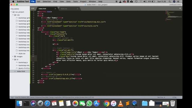 How To Create Our Team Section With Slider Images In Bootstrap смотреть онлайн