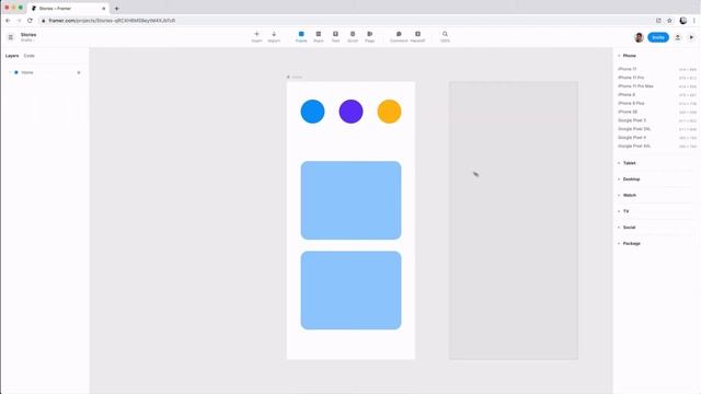 Recreate the Instagram stories prototype in 5 minutes using Framer смотреть онлайн
