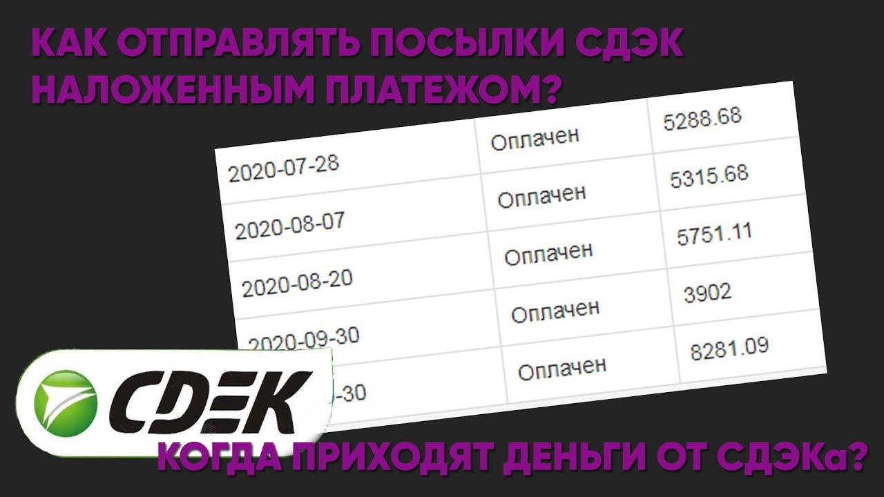 Как отправлять посылки СДЭК наложенным платежом? #СДЭК смотреть онлайн