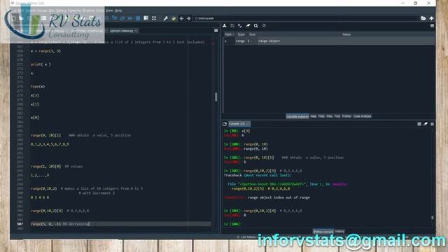 1.2 Range and sequences in Python | Numpy linspace | Tutorial course in data science and Statistic смотреть онлайн