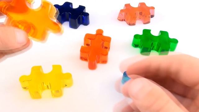 DIY КАК СДЕЛАТЬ РАЗНОЦВЕТНЫЕ ЖЕЛЕЙНЫЕ ПАЗЛЫ смотреть онлайн