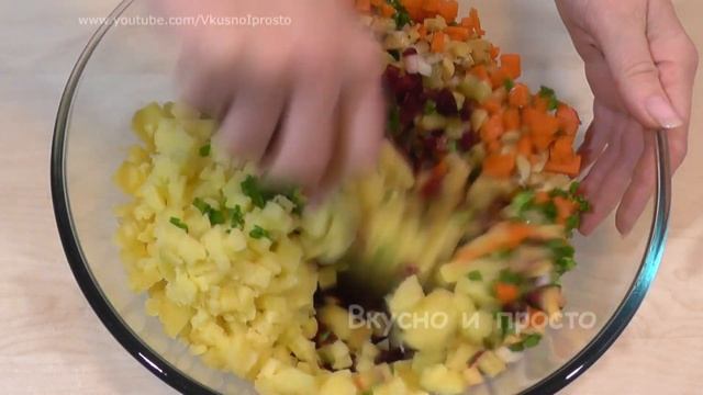 4 Вкуснейших рецепта Салата ВИНЕГРЕТ ? / Russian Vinaigrette Recipe смотреть онлайн