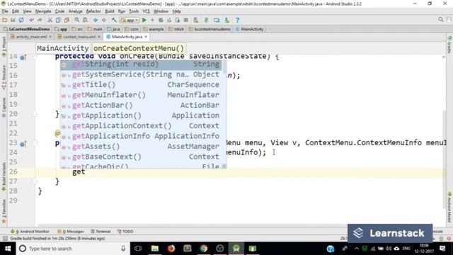 Context Menu in Android | Android Development for Beginners | [Hindi] смотреть онлайн