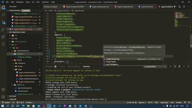 Build an Amazon Clone with ANGULAR for Beginner Part 4: Angular and firebase Login смотреть онлайн