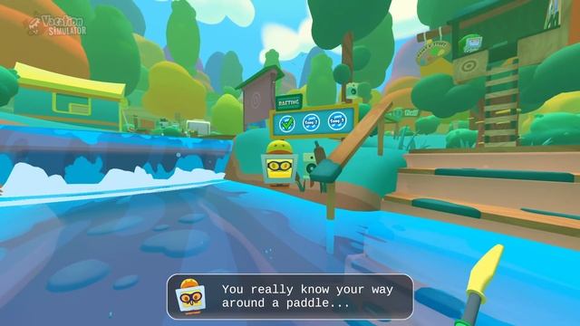 Учимся плавать - Vacation Simulator #8 смотреть онлайн