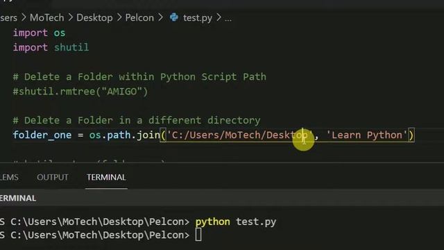 How To Delete A Folder In Python смотреть онлайн