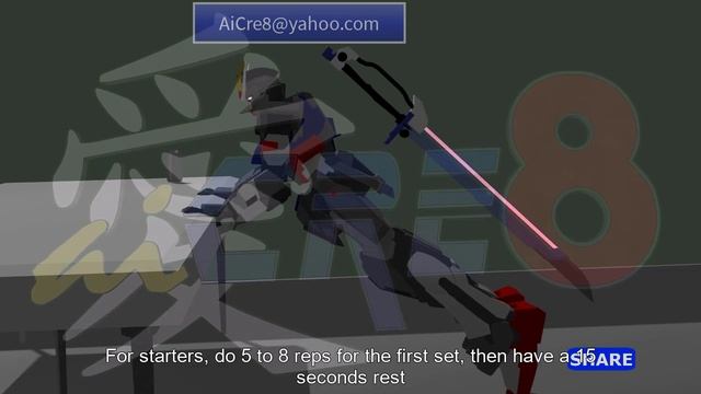 Animated Gunpla MG Strike Push-Ups #3Dmodel #camtasia #VideoEdit #Blender #3drenders #3danimation смотреть онлайн