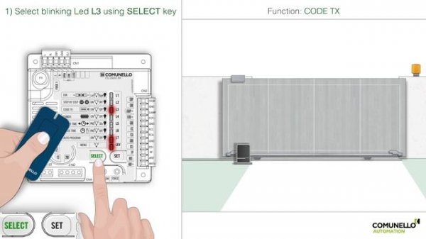 en / CU 230V 1M / Code Tx programming