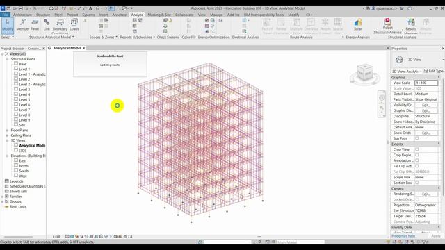 Robot Structural Analysis Professional 2023 send to Autodesk Revit 2023 смотреть онлайн