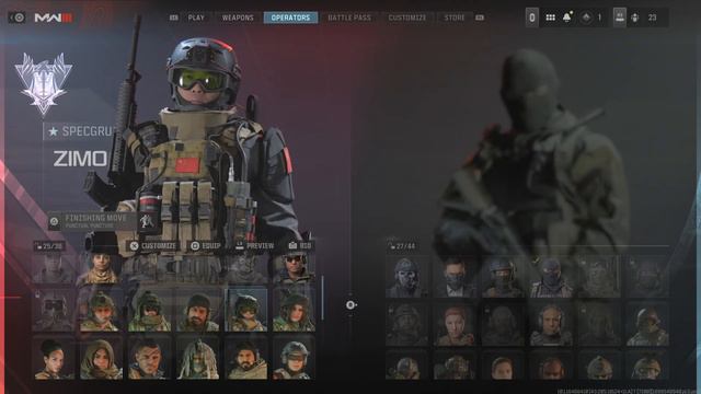 All Specgru Operators Call Of Duty Modern Warfare 3 Vault Edition Specgru Operators | MW3 Operators