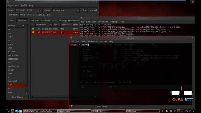 Metasploitable 2 PHP CGI смотреть онлайн