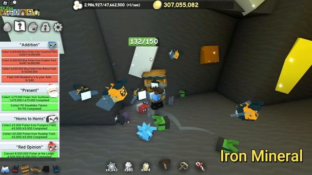 How to make iron/gold bar , where you find the Pickaxe - Roblox Ants Simulator смотреть онлайн