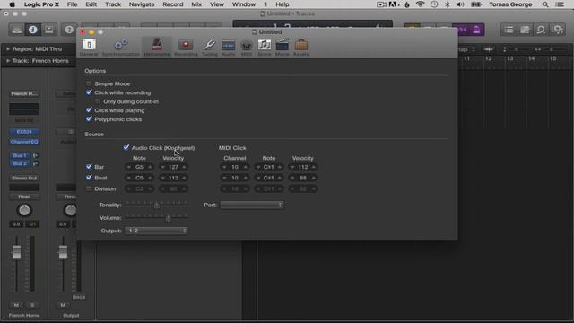 Logic Pro X - Metronome Settings | How to use the Metronome in Logic Pro X смотреть онлайн