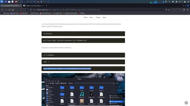 Install Driver TP Link TLWN722N RTL8188EUS di Kali Linux VirtualBox | Kali Linux |Tutorial #14 смотреть онлайн