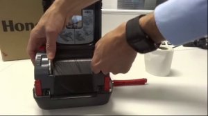 Принтер этикеток Honeywell PC42t загрузка и тестовая печать.mp4