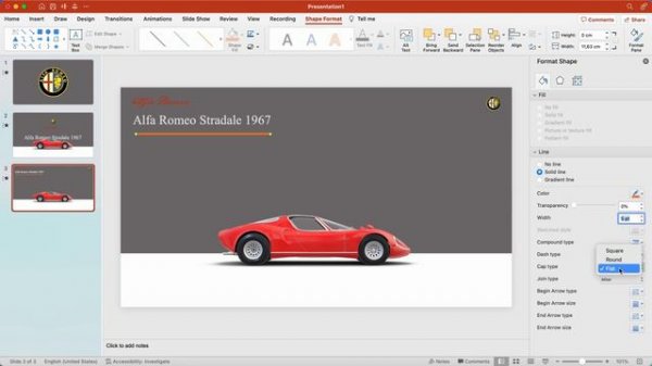 3D excellent PowerPoint car animation ? PowerPoint morph transition ? PowerPoint Tutorial ? 4K