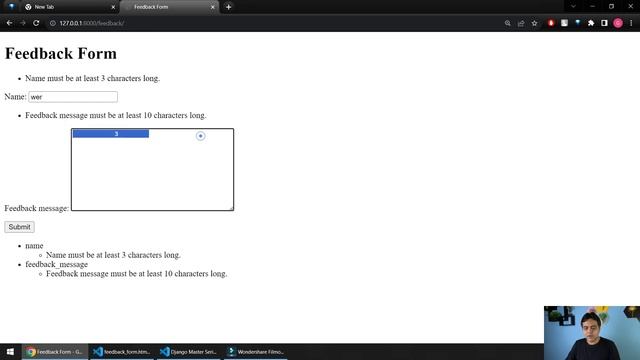 143 – Form validation | Django master Series | @GrowUpMore смотреть онлайн
