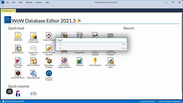 Quick Access feature in the WoW Database Editor смотреть онлайн