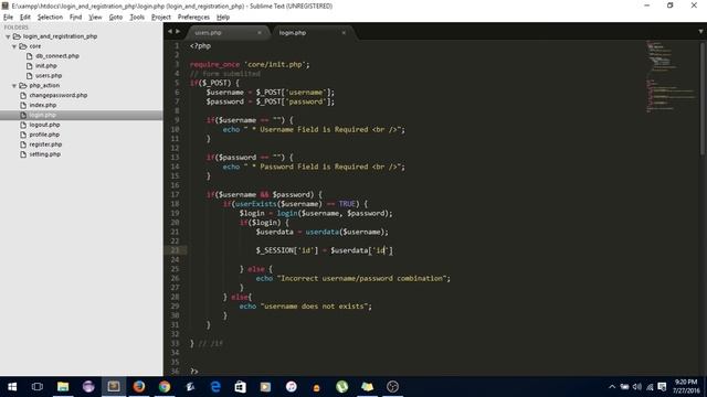 Login and Registration PHP MYSQLI Part 6 (3/3) Login смотреть онлайн